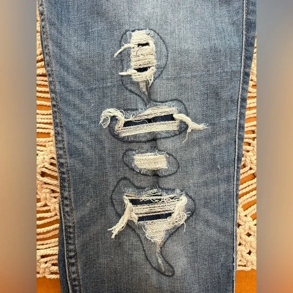 Abercrombie Kids High-Rise Distressed Jean Legging 15/16 - Picture 5 of 5